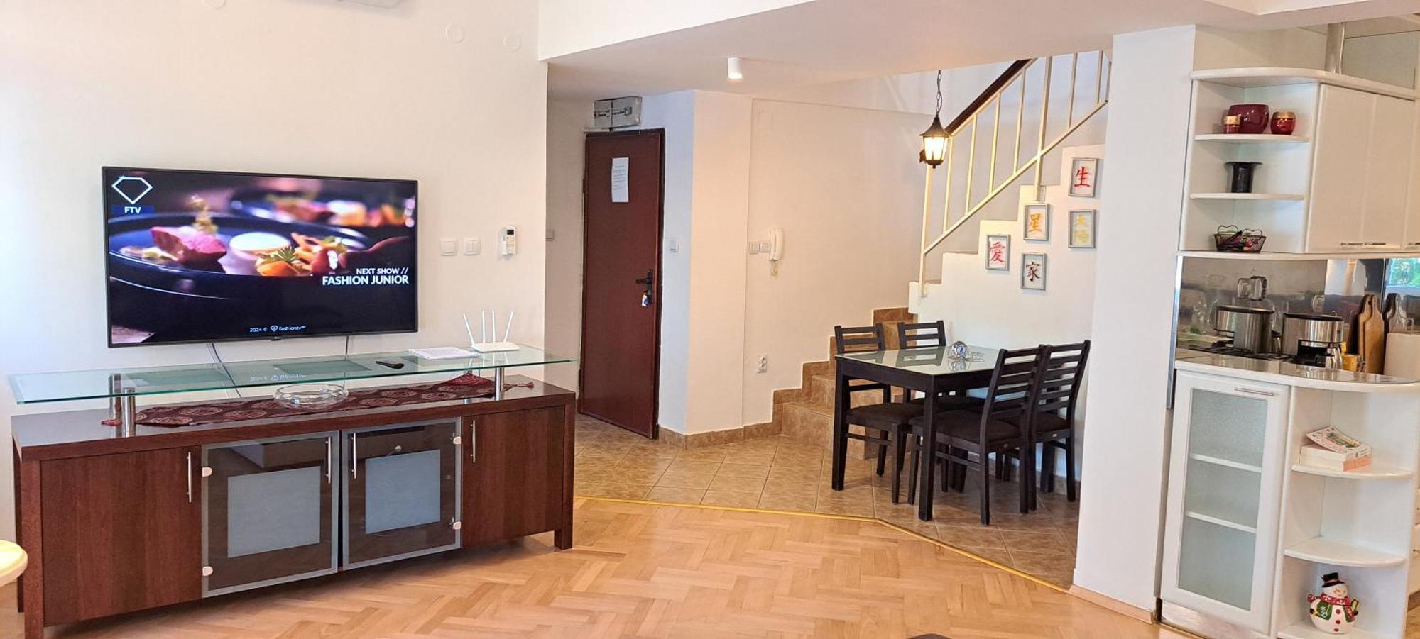 Central Skopje Duplex Apartment 外观 照片