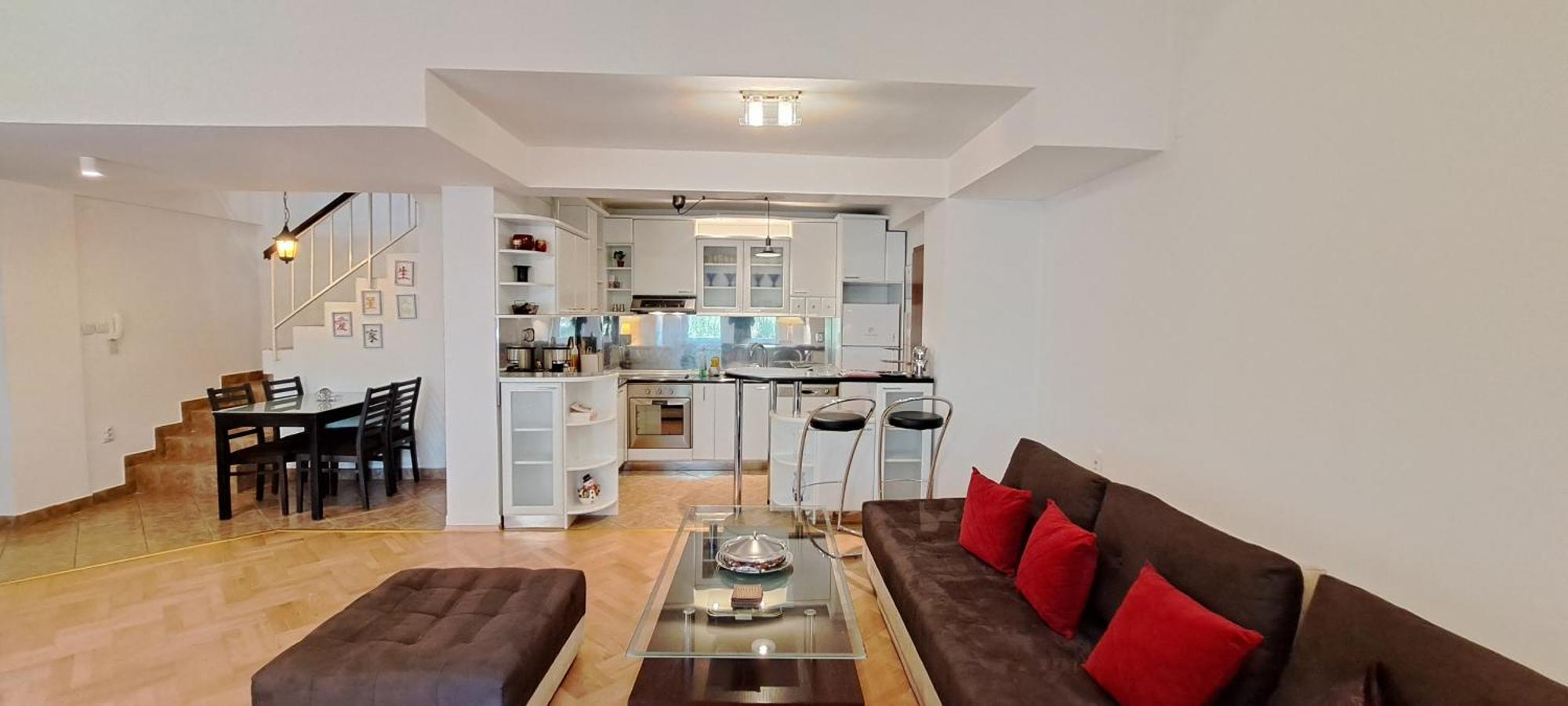 Central Skopje Duplex Apartment 外观 照片