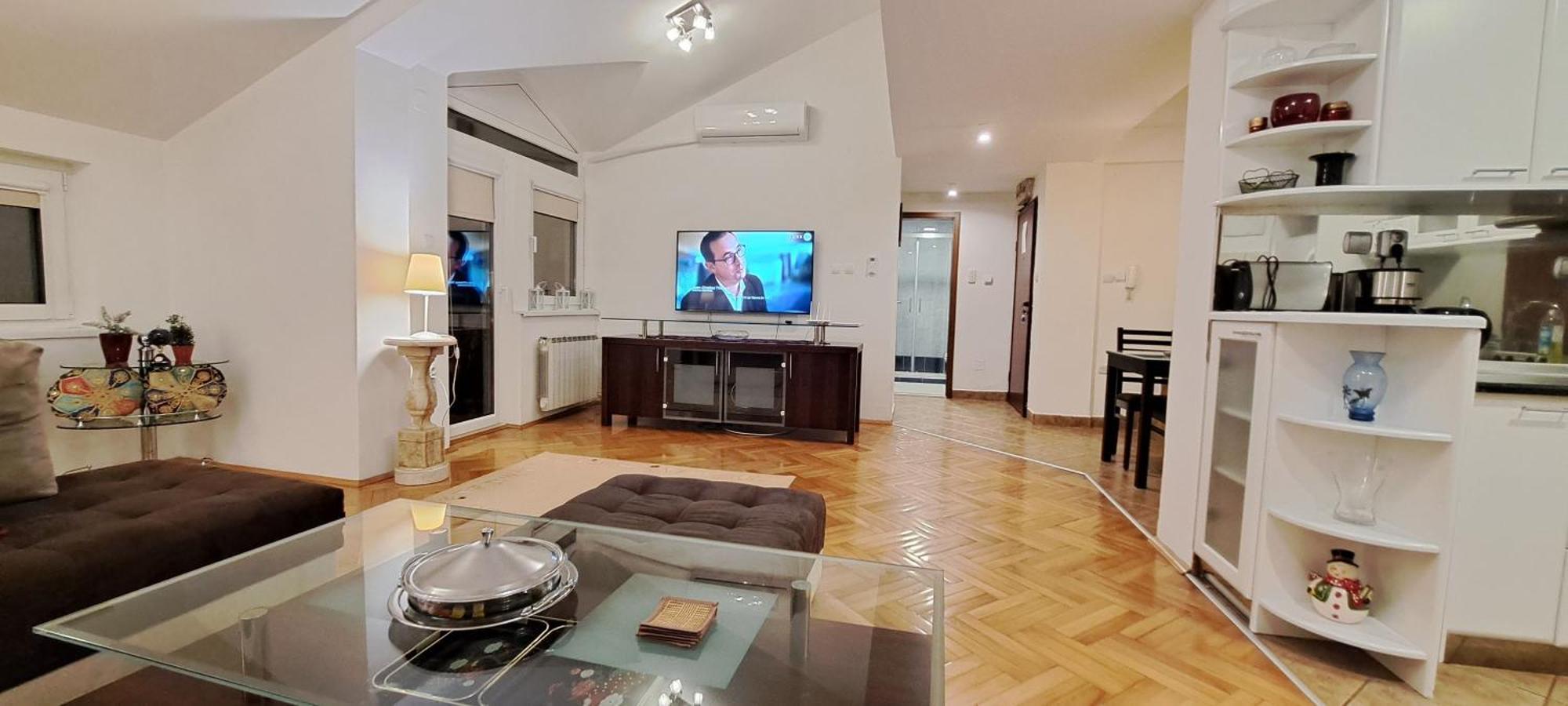 Central Skopje Duplex Apartment 外观 照片